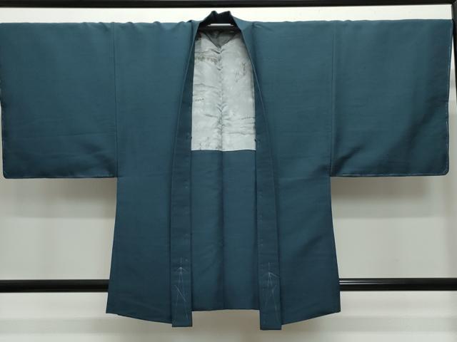 平和屋着物●男性 紬 アンサンブル 百入茶色 正絹 逸品 CAAW3672vf