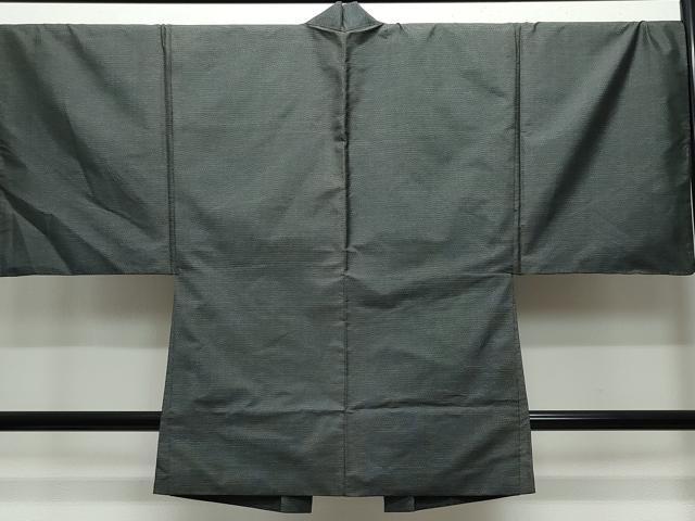 平和屋着物●男性 本場大島紬 アンサンブル 80亀甲 総詰め 正絹 逸品 CAAW3674vf