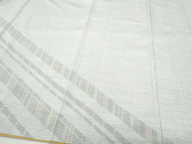 平和屋着物●訪問着 本場大島紬 横段文 正絹 逸品 CAAW3680vf