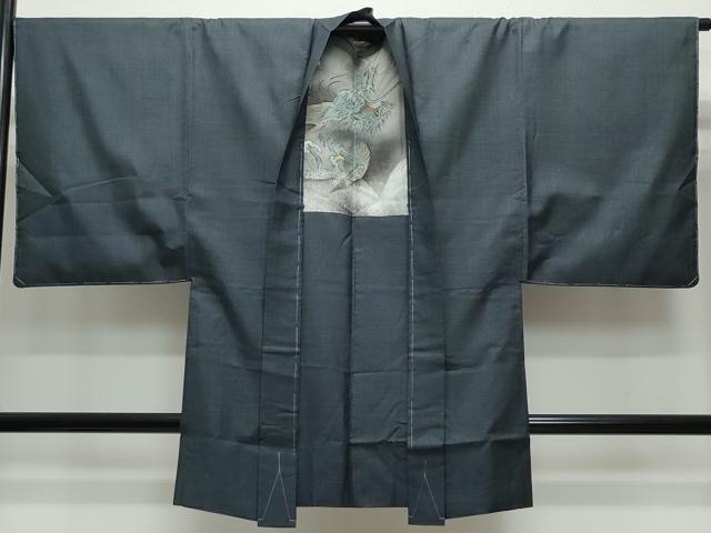 平和屋着物●男性　本場大島紬　アンサンブル　80亀甲　総詰め　正絹　逸品　CAAW3687vf