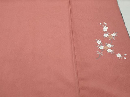 平和屋着物●英王室献上友禅作家 木下勝功 訪問着 刺繍 御所車鼓花文 金彩 正絹 逸品 CAAW3688vf