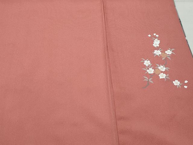 平和屋着物●英王室献上友禅作家 木下勝功 訪問着 刺繍 御所車鼓花文 金彩 正絹 逸品 CAAW3688vf