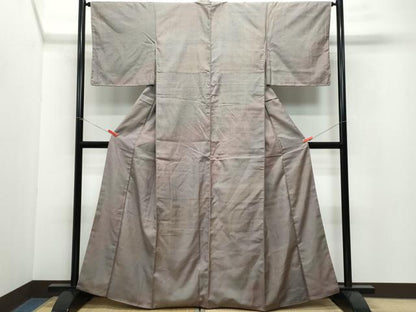 平和屋着物●上質な紬　作家物　霞文　正絹　逸品　CAAW3701vf