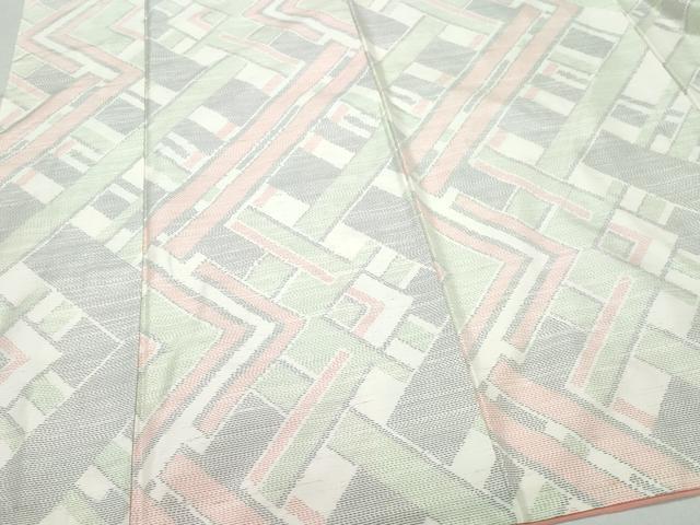 平和屋着物●本場大島紬 幾何学文様 正絹 逸品 CAAW3730vf