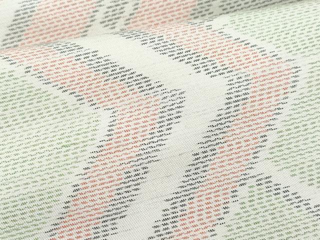 平和屋着物●本場大島紬 幾何学文様 正絹 逸品 CAAW3730vf