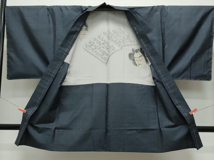 平和屋着物●男性　本場大島紬　アンサンブル　7マルキ　正絹　逸品　CAAW3745vf
