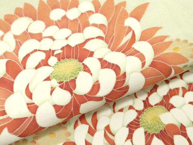 平和屋着物●豪華色留袖 作家物 乱菊草花文 正絹 逸品 CAAW3778vf