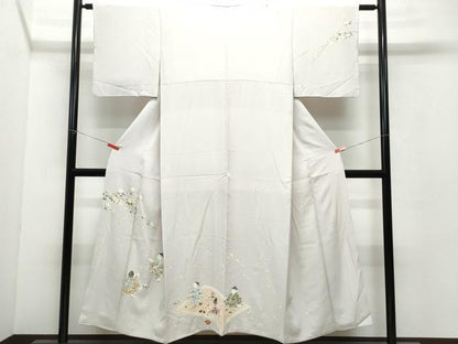 平和屋着物●訪問着 作家物 童子遊び 正絹 逸品 CAAW3781vf
