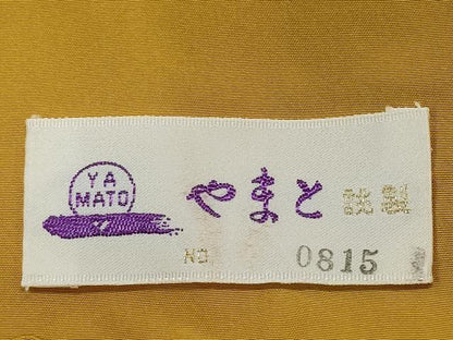 平和屋着物●本場大島紬 雪輪草花文 やまと誂製 正絹 逸品 CAAW3782vf