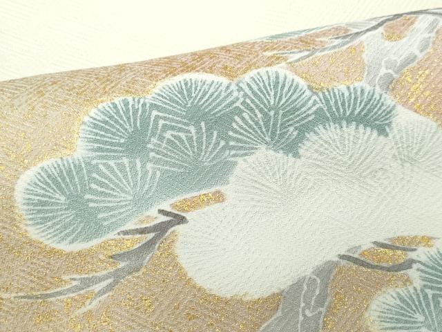 平和屋着物●京友禅の第一人者　松井青々　色留袖　松　金彩　正絹　逸品　未使用　CAAW3850vf