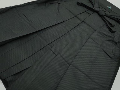平和屋着物●男性　馬乗り袴　間道　正絹　逸品　CAAW3870vf