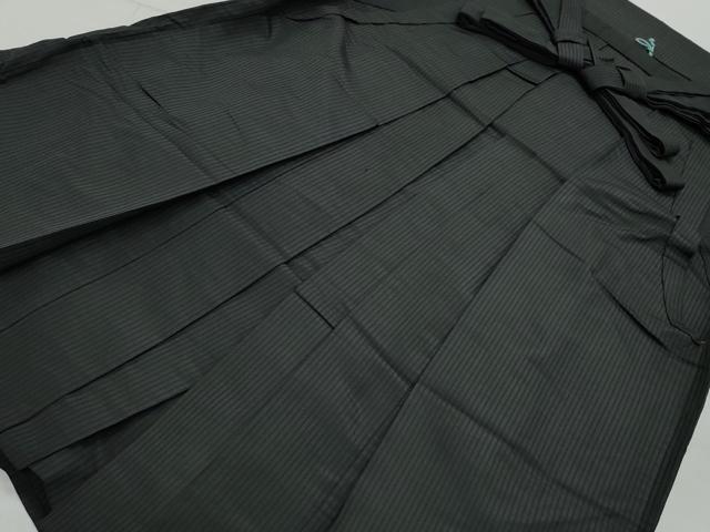 平和屋着物●男性　馬乗り袴　間道　正絹　逸品　CAAW3870vf