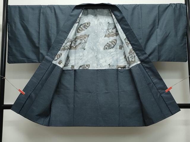 平和屋着物●男性 本場大島紬 アンサンブル 100亀甲 総詰め 正絹 逸品 CAAW3871vf