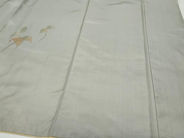 平和屋着物●訪問着 本場染大島紬 南天文 金銀彩 正絹 逸品 CAAW3883vf