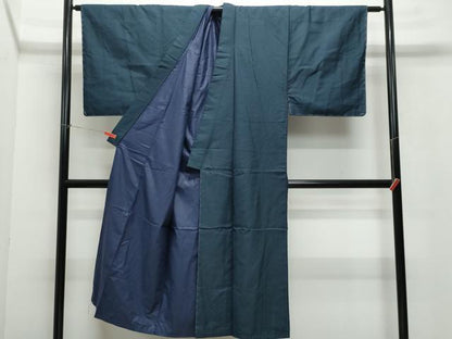 平和屋着物●男性 紬 アンサンブル 100亀甲 正絹 逸品 未使用 CAAW3903vf