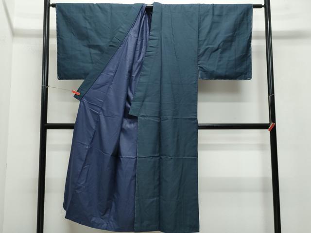 平和屋着物●男性 紬 アンサンブル 100亀甲 正絹 逸品 未使用 CAAW3903vf