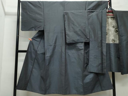 平和屋着物●男性　紬　アンサンブル　吉祥文　正絹　逸品　CAAW3905vf
