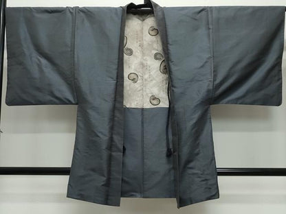 平和屋着物●男性　紬　アンサンブル　吉祥文　正絹　逸品　CAAW3905vf
