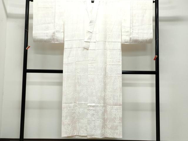 平和屋着物●長襦袢 無双仕立て 草花文 暈し染め 正絹 逸品 CAAW3939vf