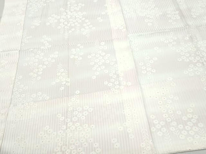 平和屋着物●長襦袢 無双仕立て 草花文 暈し染め 正絹 逸品 CAAW3939vf