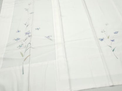 平和屋着物●内嶋さつき 長襦袢 無双仕立て 草花文 正絹 逸品 CAAW3940vf