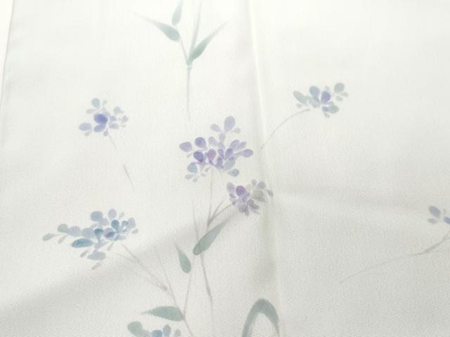 平和屋着物●内嶋さつき 長襦袢 無双仕立て 草花文 正絹 逸品 CAAW3940vf