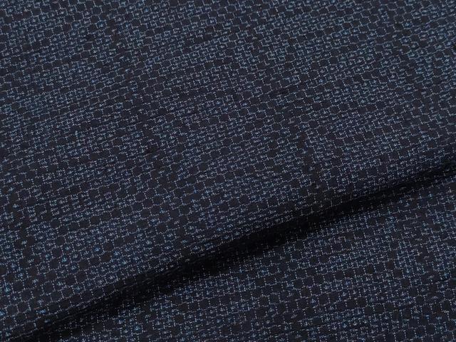 平和屋着物●塩沢紬 100亀甲 麻の葉文 正絹 逸品 CAAW3947vf