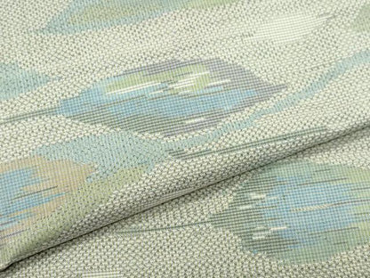 平和屋着物●本場大島紬　舞葉文　総絣　正絹　逸品　CAAW3959vf
