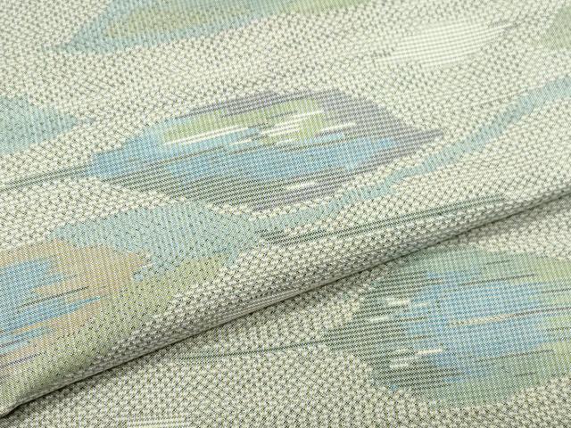 平和屋着物●本場大島紬　舞葉文　総絣　正絹　逸品　CAAW3959vf