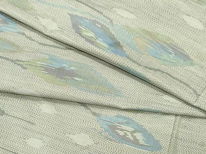 平和屋着物●本場大島紬　舞葉文　総絣　正絹　逸品　CAAW3959vf