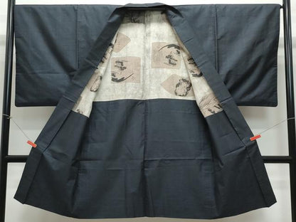 平和屋着物●男性 本場大島紬 アンサンブル 80亀甲 総詰め 正絹 逸品 CAAW3967vf