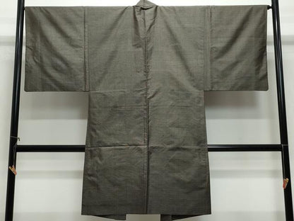 平和屋着物●男性 本場大島紬 アンサンブル 吉祥文 正絹 逸品 CAAW3968vf