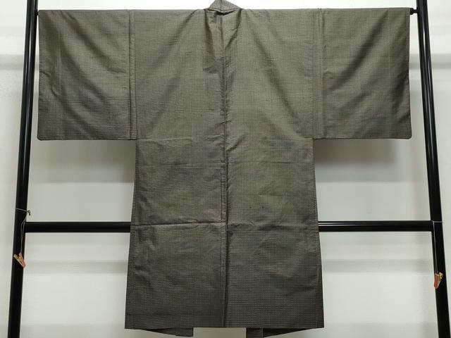 平和屋着物●男性 本場大島紬 アンサンブル 吉祥文 正絹 逸品 CAAW3968vf