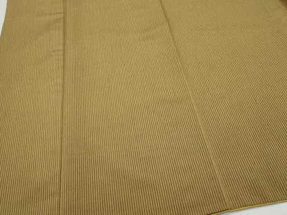 平和屋着物●上質なお召 縞 正絹 逸品 CAAW3972vf