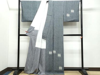 平和屋着物●訪問着　鹿の子文　まるやま扱い　正絹　逸品　CAAW3974vf