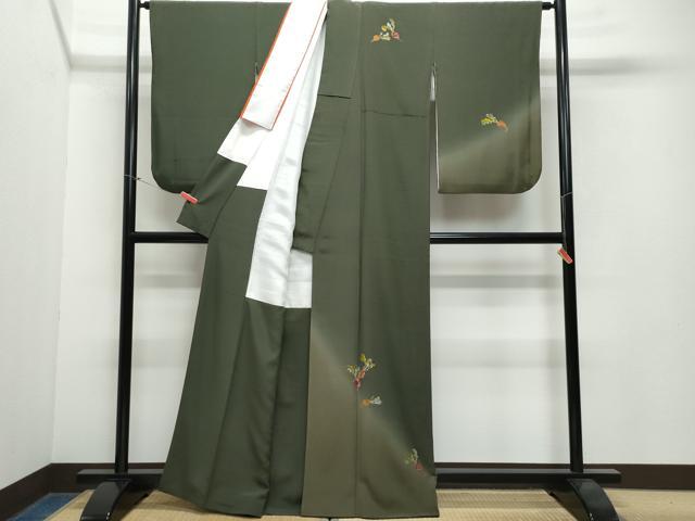 平和屋着物●訪問着 成り物 暈し染め 正絹 逸品 CAAW3983vf