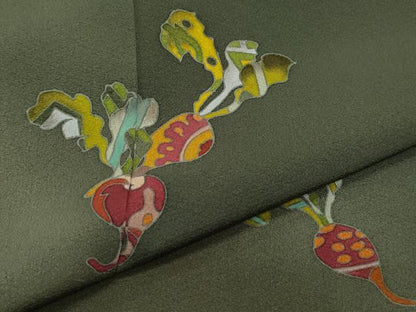 平和屋着物●訪問着 成り物 暈し染め 正絹 逸品 CAAW3983vf
