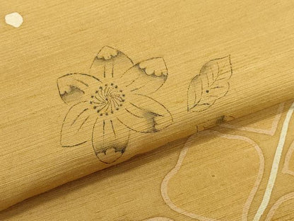 平和屋着物●上質な小紋 紬地 ろうけつ染め 辻が花 正絹 逸品 CAAW4000vf