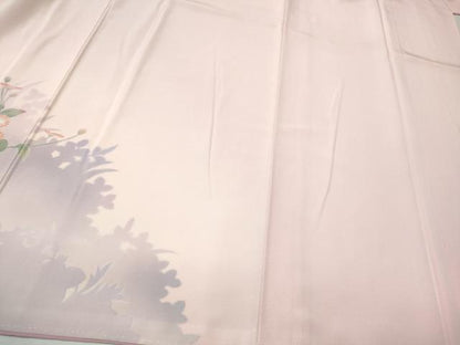平和屋着物●訪問着 友禅 枝花文 暈し染め 正絹 逸品 CAAW4465hy