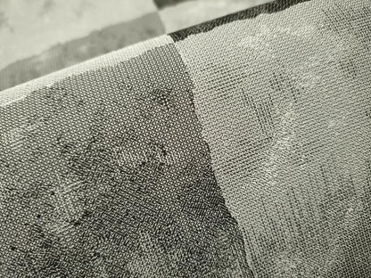平和屋着物●全通柄袋帯 変わり市松霞文 正絹 逸品 CAAW4677hy