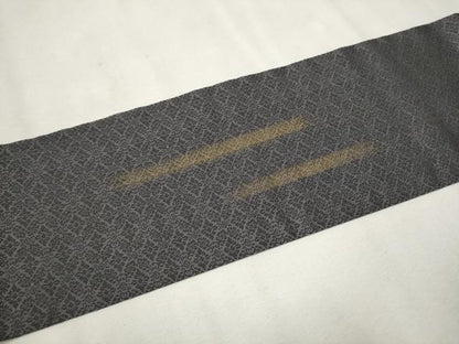 平和屋着物●九寸名古屋帯 刺繍 寿地文 金彩 正絹 逸品 CAAW4705hy