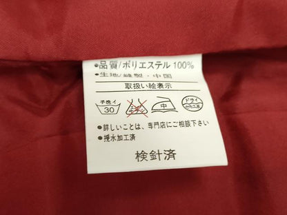 平和屋着物＃長羽織　草花文　洗える着物　未使用　CAAW4807dy