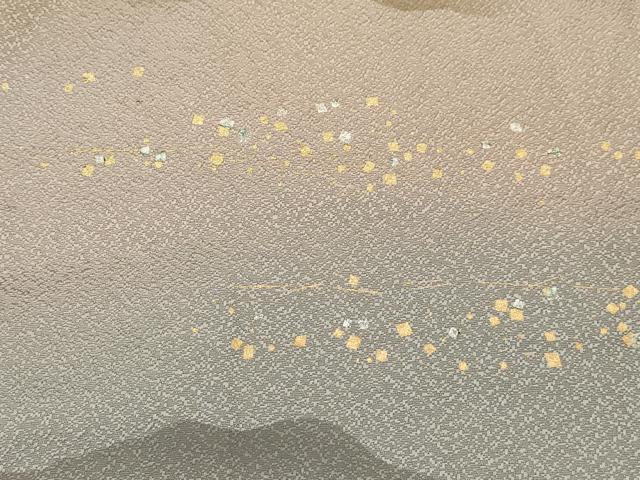 平和屋着物∞道行コート 箔散らし 暈し染め 金銀彩 ロング丈 正絹 逸品 CAAW4819dy