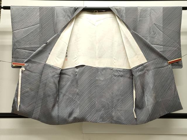 平和屋着物∞宇山玄昇　道行コート　斜線文　暈し染め　さが美扱い　CAAW4909dy