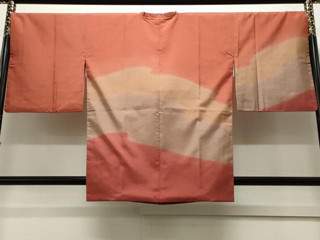 平和屋着物∞道行コート 霞文 正絹 逸品 CAAW4915dy