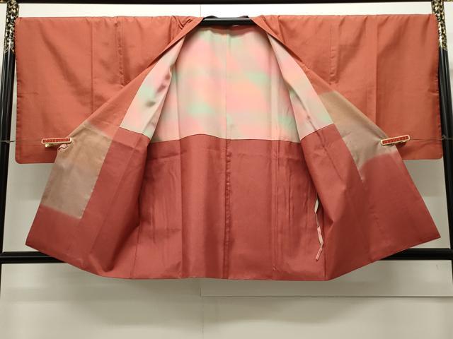 平和屋着物∞道行コート 霞文 正絹 逸品 CAAW4915dy
