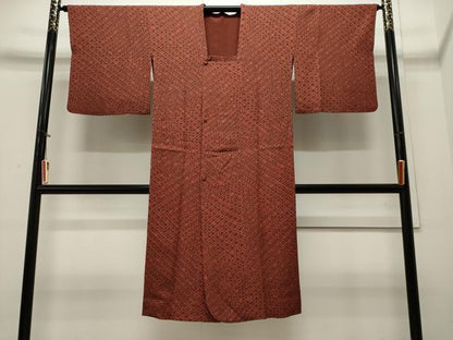 平和屋着物∞道行コート 総絞り 吉祥文 ロング丈 正絹 逸品 CAAW4920dy