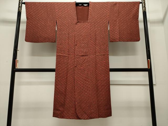 平和屋着物∞道行コート 総絞り 吉祥文 ロング丈 正絹 逸品 CAAW4920dy