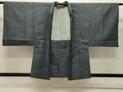 平和屋着物∞男性 本場大島紬 羽織 80亀甲 総詰め 正絹 逸品 CAAW4928dy