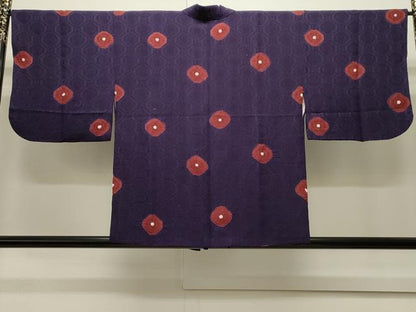 平和屋着物∞道中着 総絞り 七宝文 正絹 逸品 CAAW4936dy